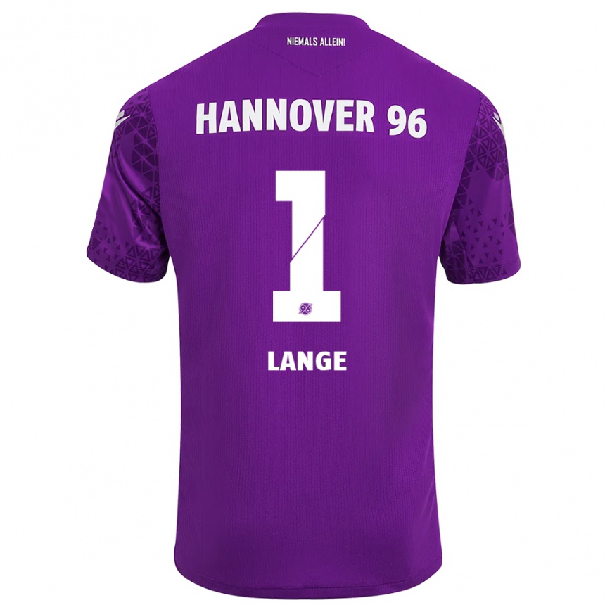 ילדים כדורגל Tom Lange #1 סגול לבן חולצת שוער 2025/26