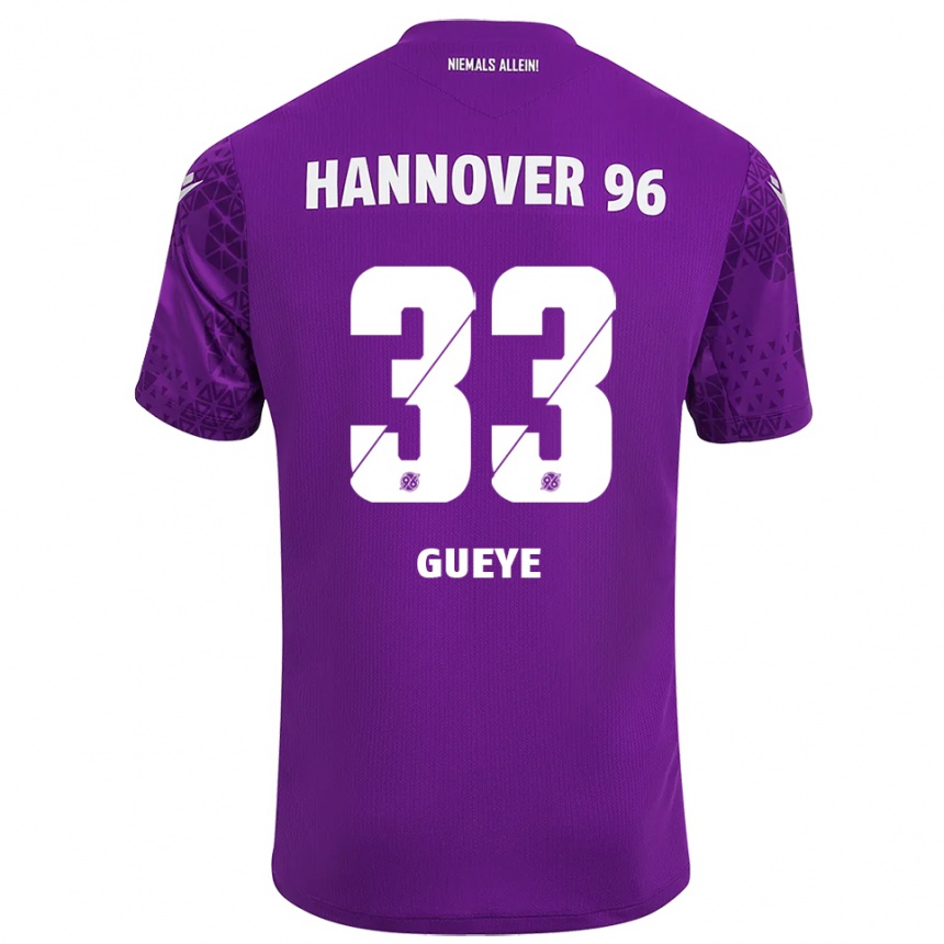 ילדים כדורגל עבדולאייה גווא #33 סגול לבן חולצת שוער 2025/26