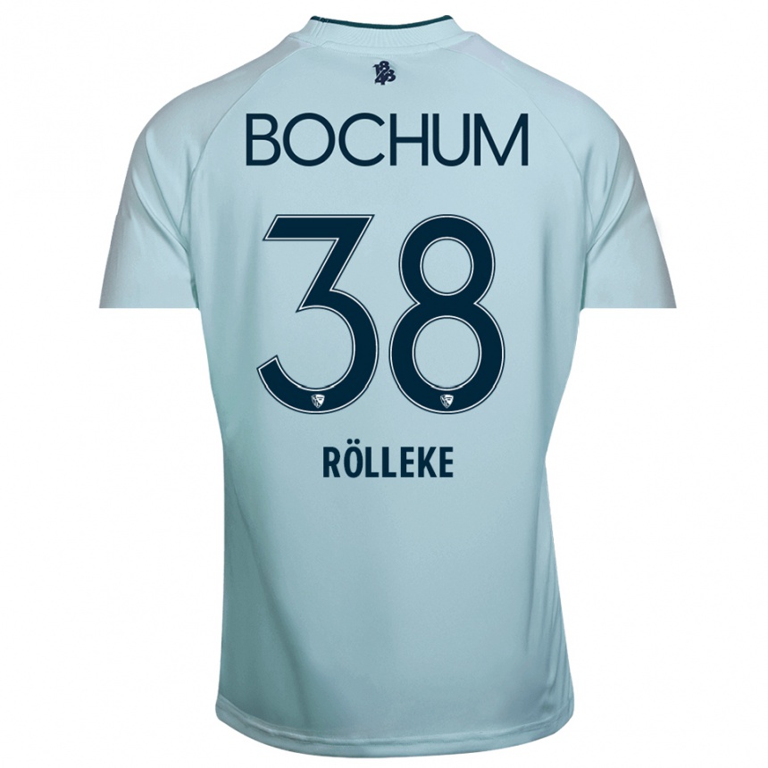 ילדים כדורגל Hugo Rölleke #38 ציאן-כחול חולצת שוער 2025/26