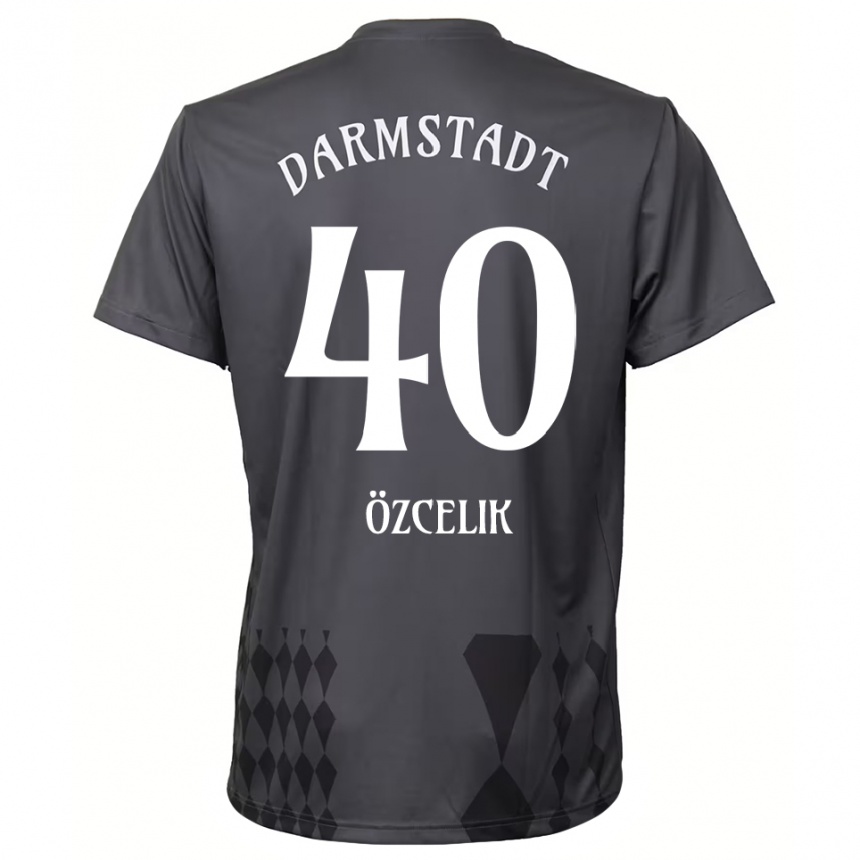 ילדים כדורגל Mehmet Özçelik #40 אפור כהה חולצת שוער 2025/26