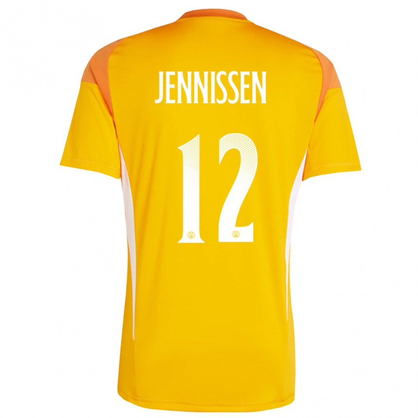 ילדים כדורגל לורנץ יניסן #12 כתום לבן חולצת שוער 2025/26