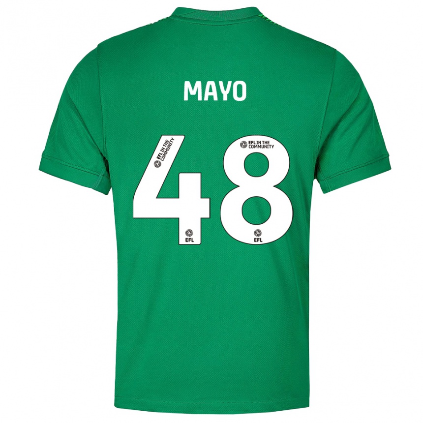 ילדים כדורגל בראדלי פול מאיו #48 ירוק לבן חולצת שוער 2025/26