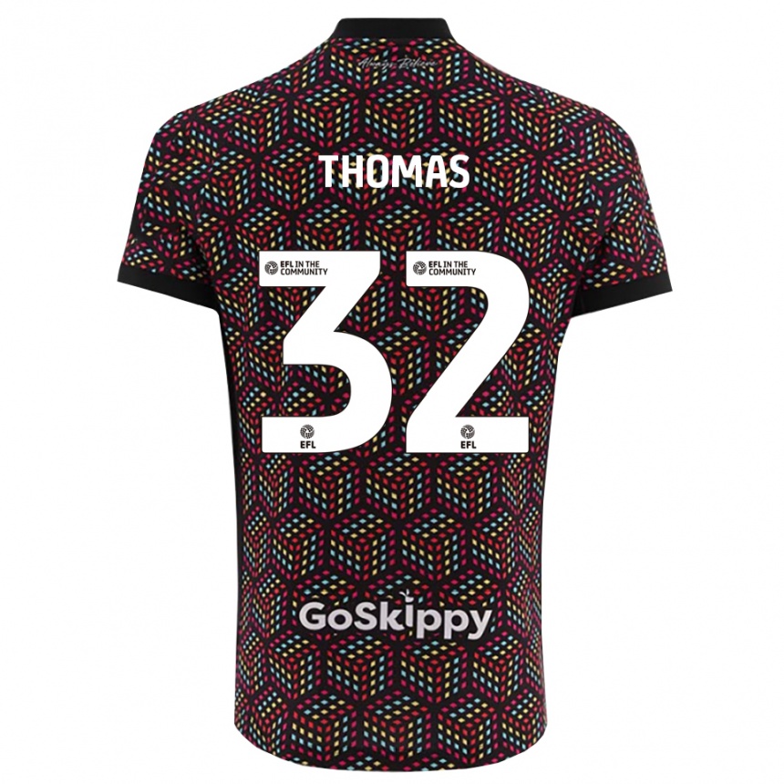 ילדים כדורגל לואיס תומאס #32 שחור לבן חולצת שוער 2025/26