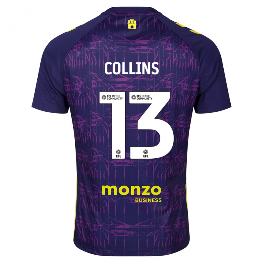 ילדים כדורגל בן ווילסון #13 סגול צהוב חולצת שוער 2025/26