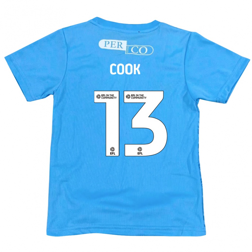 ילדים כדורגל רובי קוק #13 כחול לבן חולצת שוער 2025/26