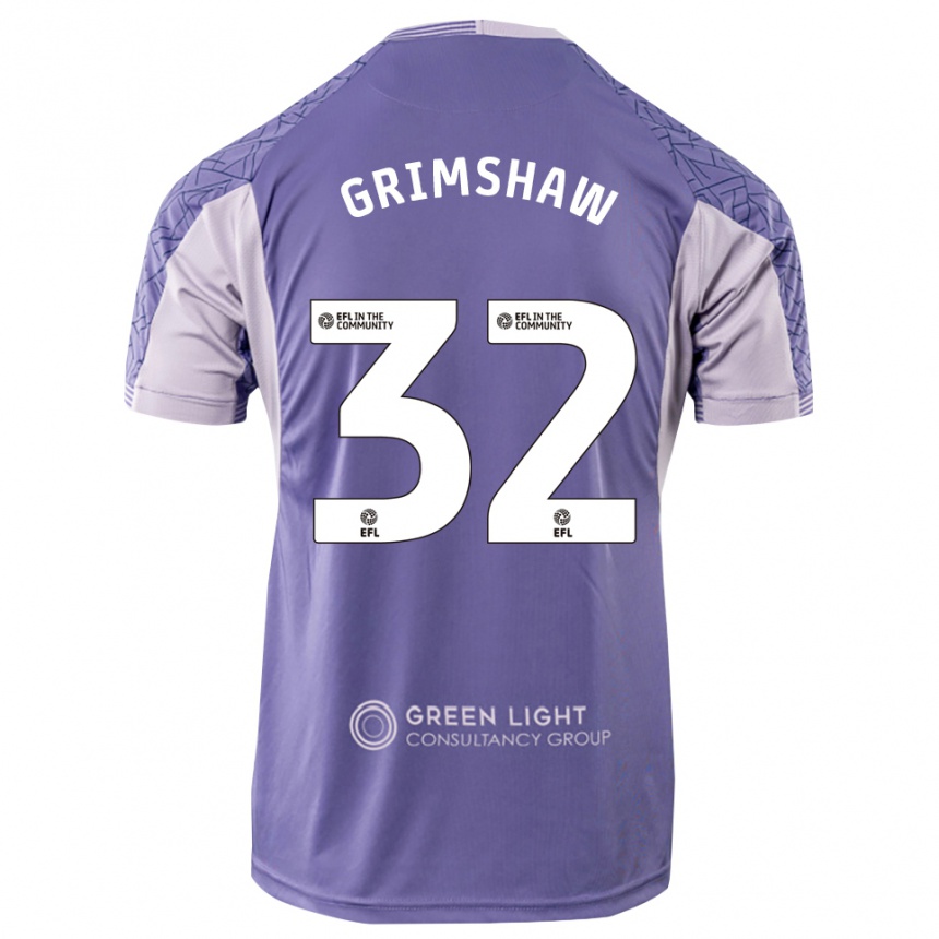 ילדים כדורגל דניאל גרימשאו #32 סגול בהיר חולצת שוער 2025/26