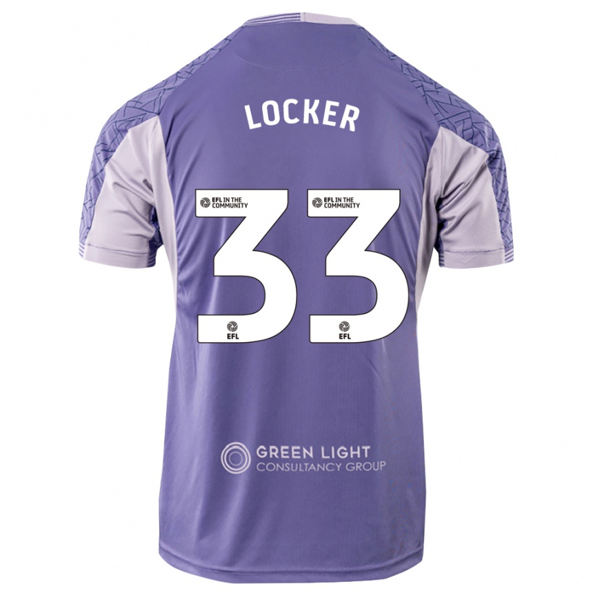 ילדים כדורגל Amber Locker #33 סגול בהיר חולצת שוער 2025/26