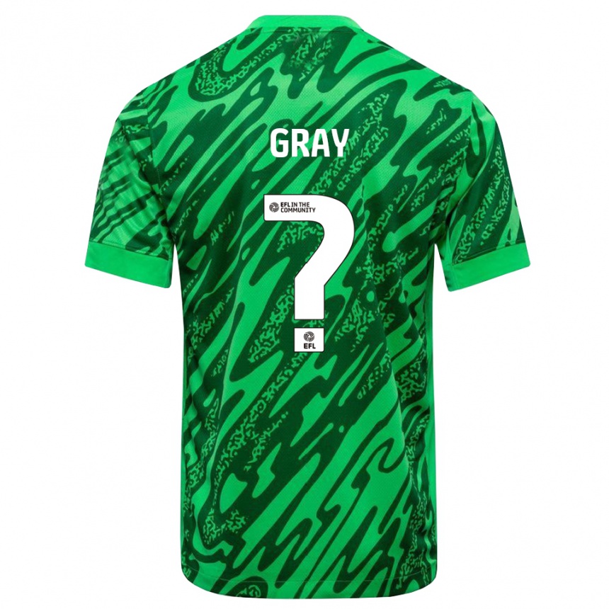 ילדים כדורגל Jessica Gray #0 ירוק יער חולצת שוער 2025/26