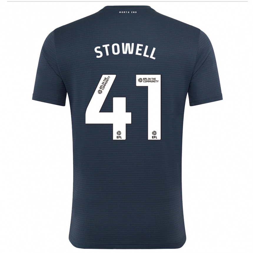 ילדים כדורגל לי-באו סטוואל #41 שחור לבן חולצת שוער 2025/26