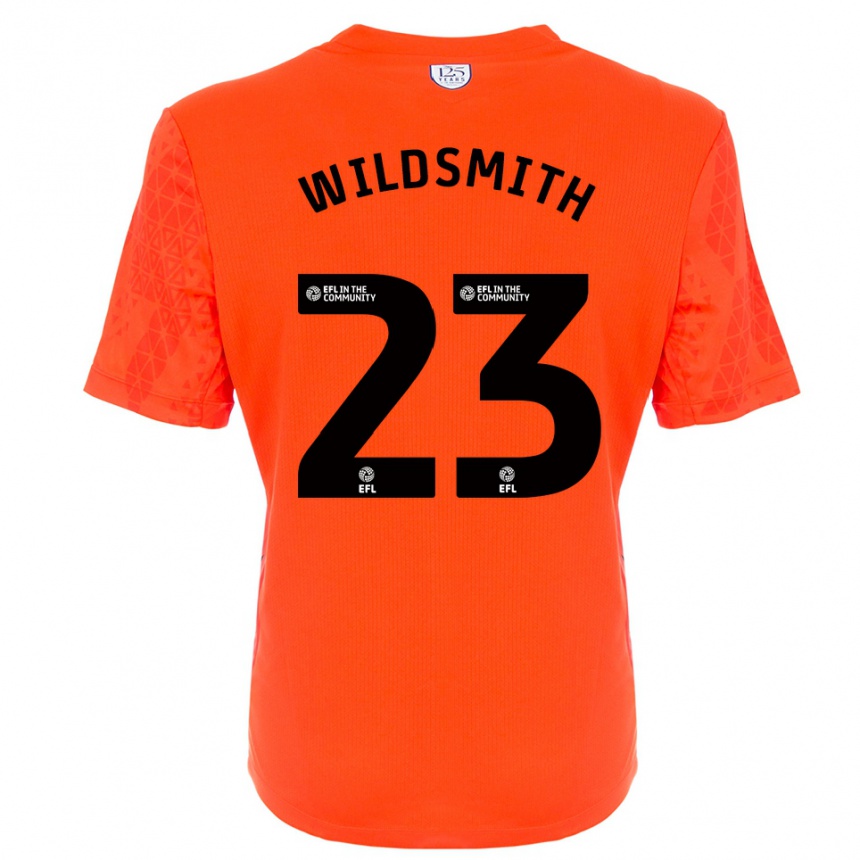 ילדים כדורגל ג'ו וילדסמית #23 שחור כתום חולצת שוער 2025/26