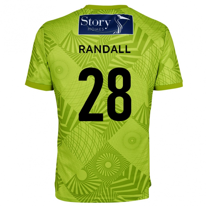 ילדים כדורגל Thomas Randall #28 ירוק צהוב חולצת שוער 2025/26