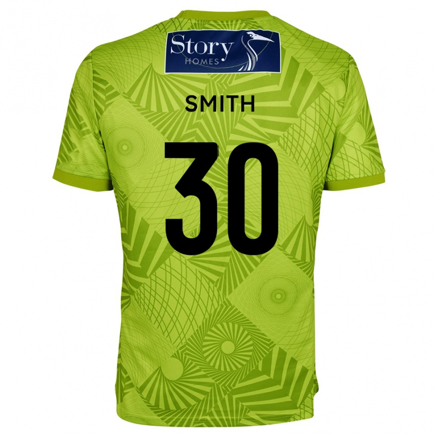 ילדים כדורגל ג'וד סמית' #30 ירוק צהוב חולצת שוער 2025/26
