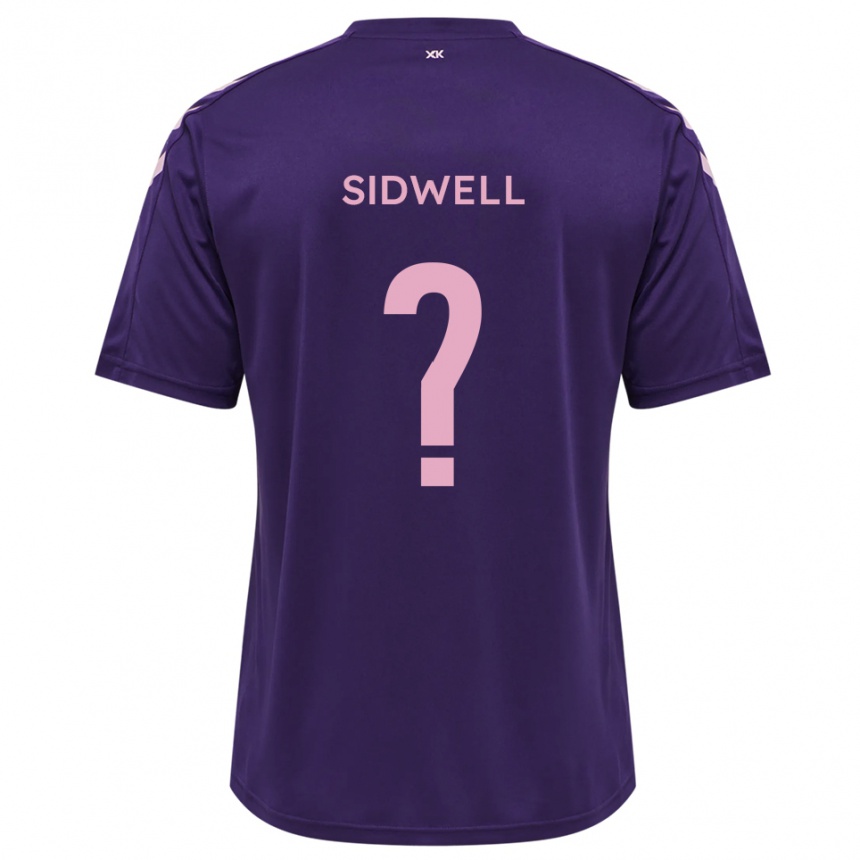 ילדים כדורגל Rebecca Sidwell #0 סגול ורוד חולצת שוער 2025/26