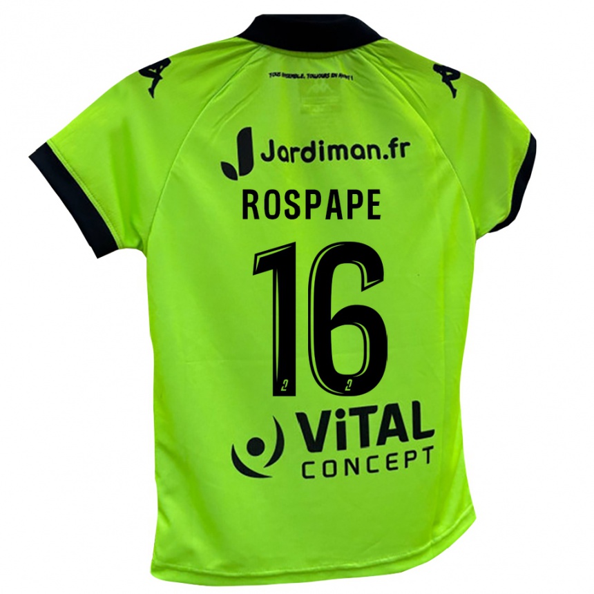 ילדים כדורגל Milo Rospape #16 ירוק ניאון חולצת שוער 2025/26