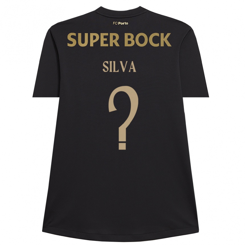 ילדים כדורגל גונסאלו סילבה #0 שחור חום חולצת שוער 2025/26
