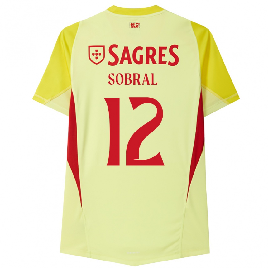 ילדים כדורגל גונסאלו ג׳וניור דה סילבה סובראל #12 צהוב אדום חולצת שוער 2025/26