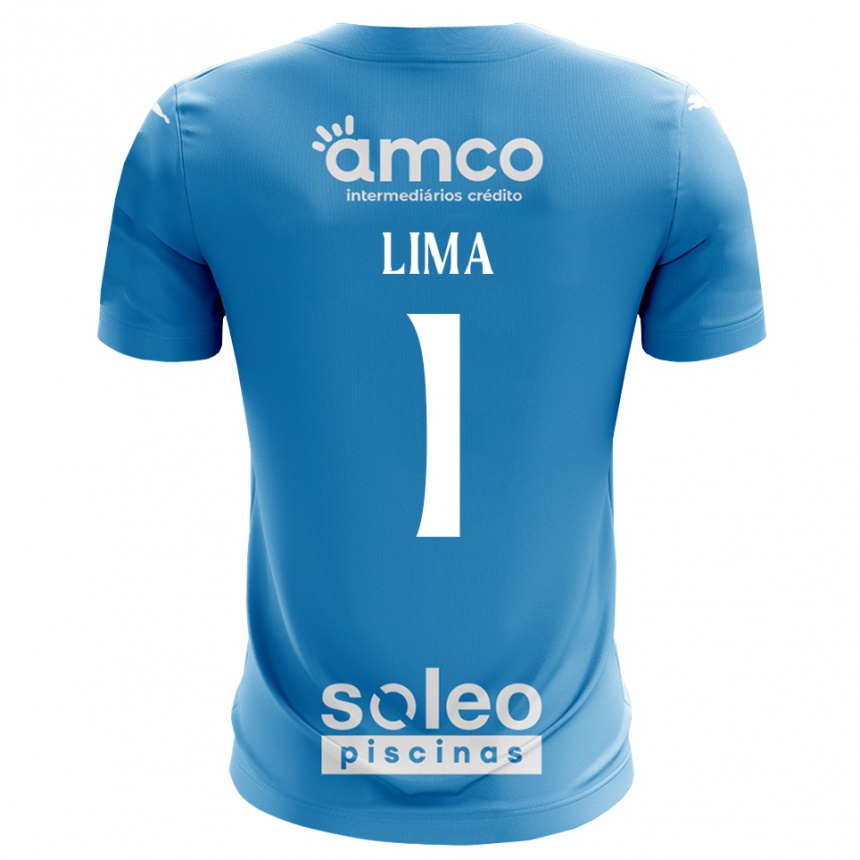 ילדים כדורגל Aline Lima #1 כחול לבן חולצת שוער 2025/26