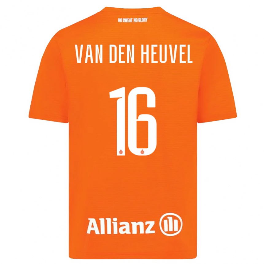 ילדים כדורגל דני ואן דן הובל #16 כתום לבן חולצת שוער 2025/26