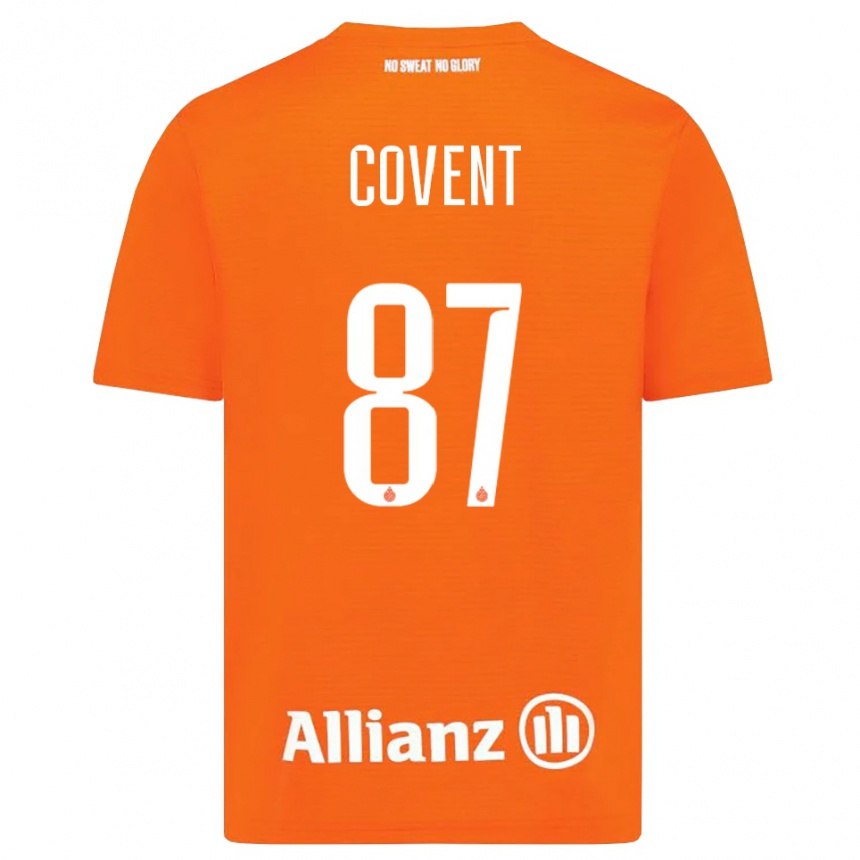 ילדים כדורגל Jorijn Covent #87 כתום לבן חולצת שוער 2025/26