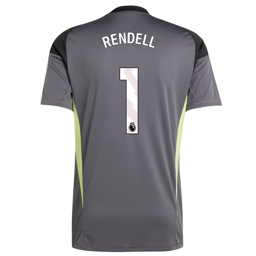 ילדים כדורגל קיילה רנדל #1 אפור כהה לבן חולצת שוער 2025/26