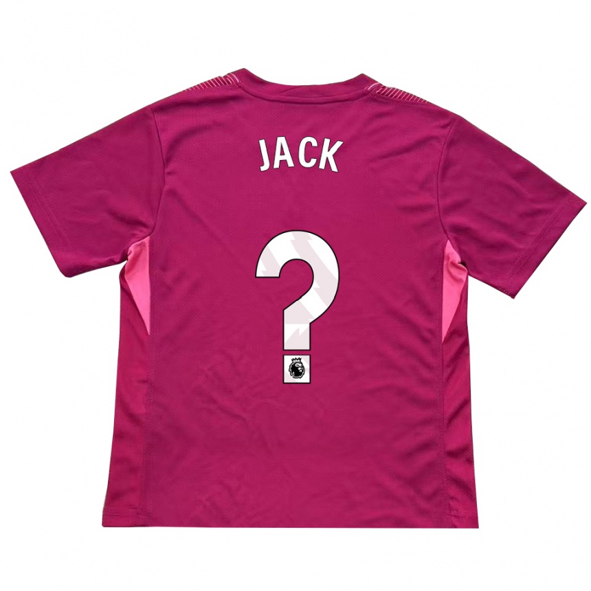 ילדים כדורגל Mikel Jack #0 ורד לבן חולצת שוער 2025/26