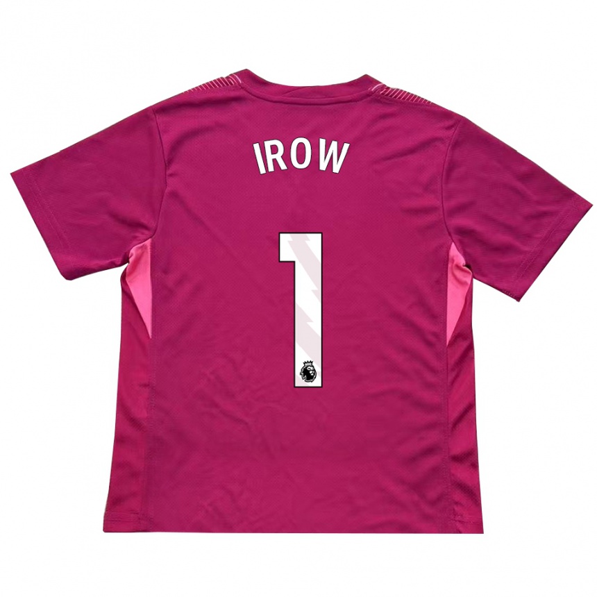 ילדים כדורגל Blake Irow #1 ורד לבן חולצת שוער 2025/26
