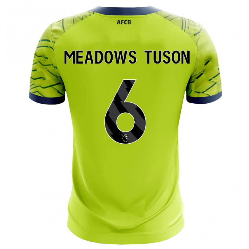 ילדים כדורגל Freya Meadows Tuson #6 ירוק צהוב חולצת שוער 2025/26