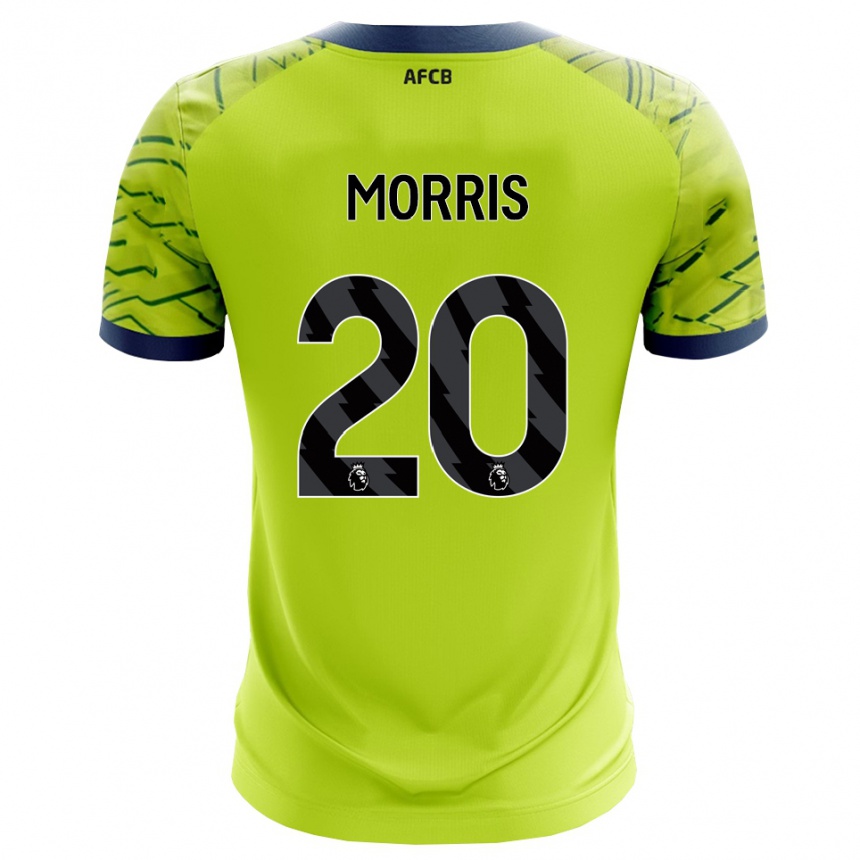 ילדים כדורגל Caitlin Morris #20 ירוק צהוב חולצת שוער 2025/26