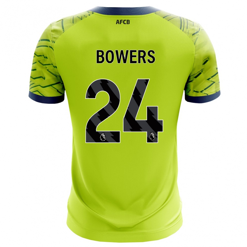 ילדים כדורגל קלצי רוז באוורס #24 ירוק צהוב חולצת שוער 2025/26