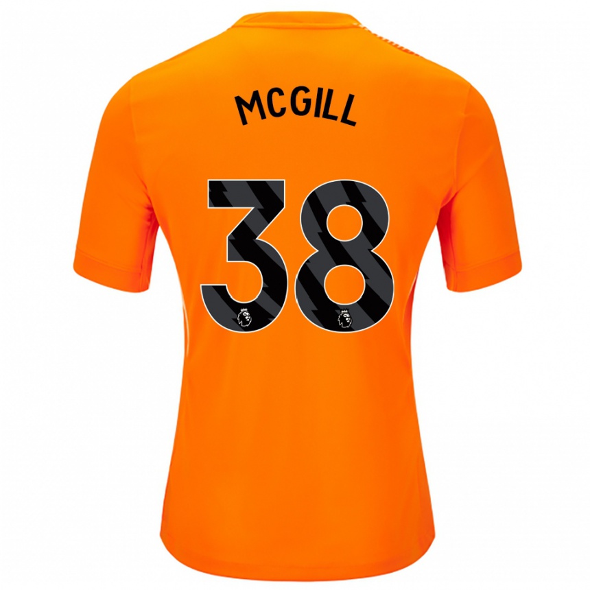 ילדים כדורגל טום מק׳גיל #38 כתום שחור חולצת שוער 2025/26