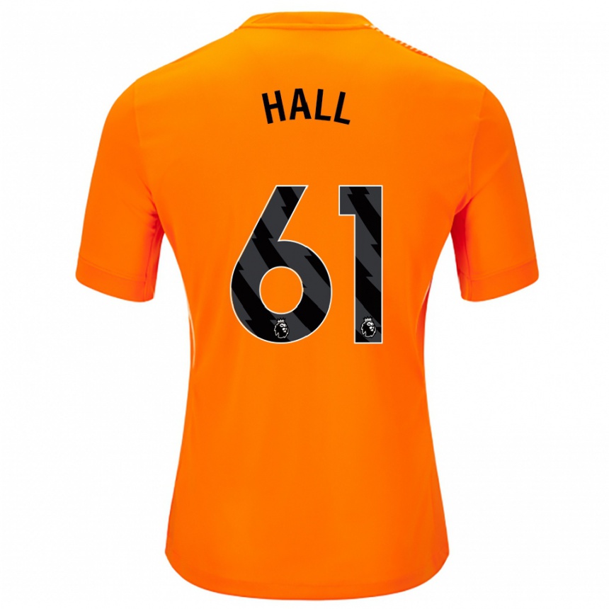 ילדים כדורגל Steven Hall #61 כתום שחור חולצת שוער 2025/26