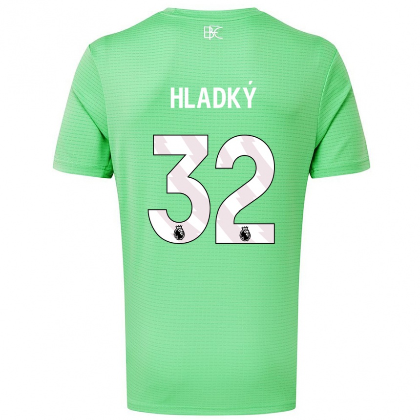 ילדים כדורגל ואצלב הלדקי #32 ירוק בינוני חולצת שוער 2025/26