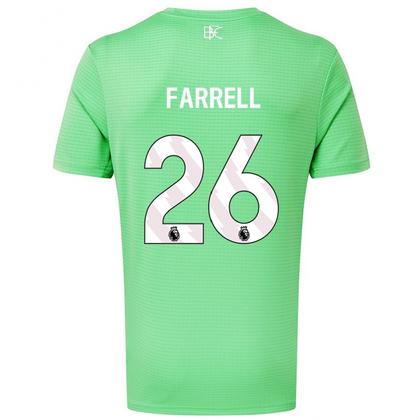 ילדים כדורגל Lucy Farrell #26 ירוק בינוני חולצת שוער 2025/26