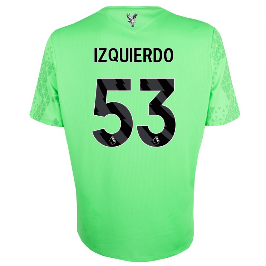 ילדים כדורגל ג'קסון איזקווירדו #53 ירוק שחור חולצת שוער 2025/26