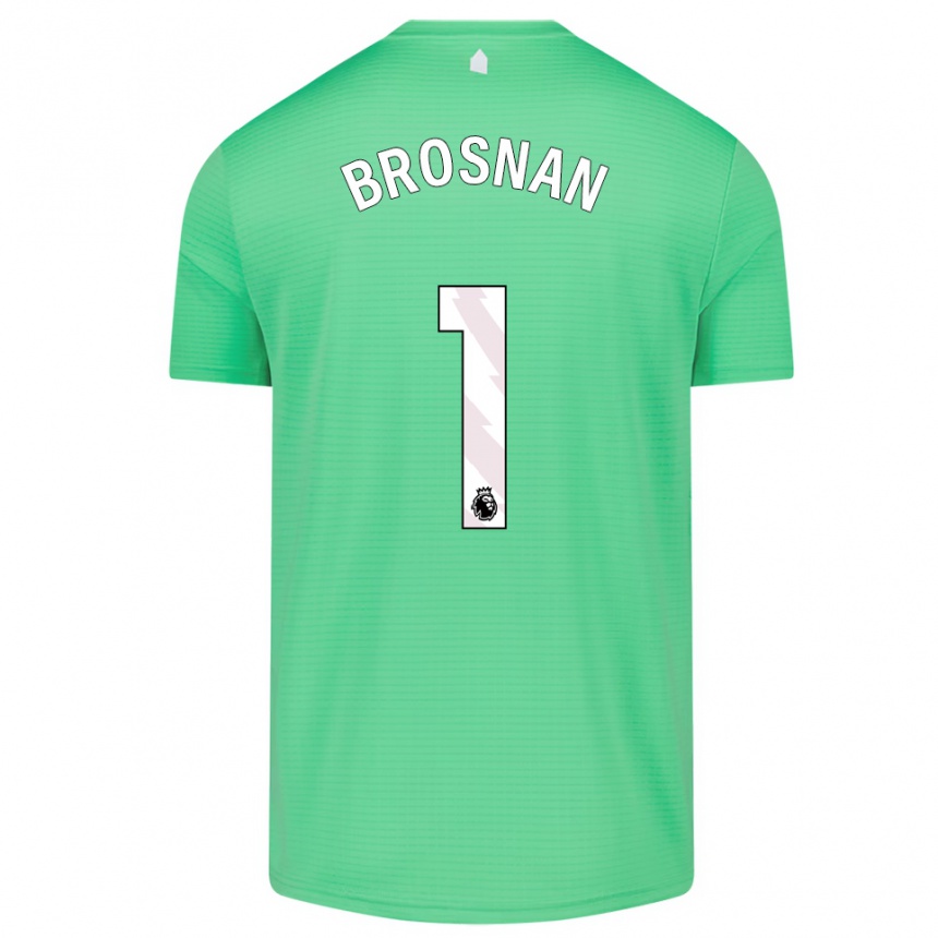 ילדים כדורגל קורטני ברוסנן #1 ירוק בינוני חולצת שוער 2025/26