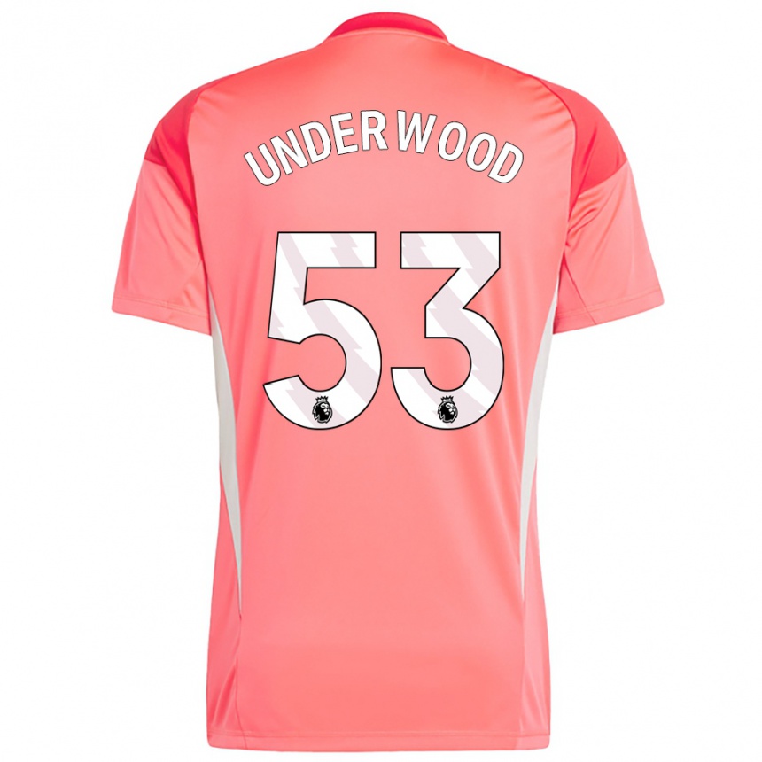 ילדים כדורגל מרקו ינסון אנדרווד #53 אדום לבן חולצת שוער 2025/26