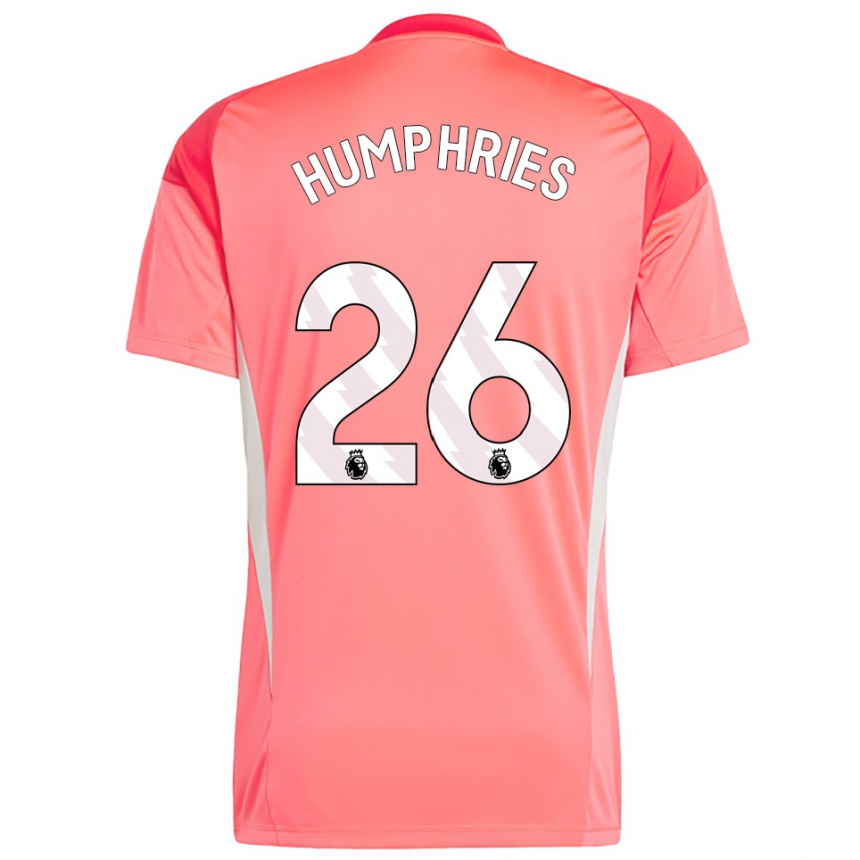 ילדים כדורגל Marni Humphries #26 אדום לבן חולצת שוער 2025/26