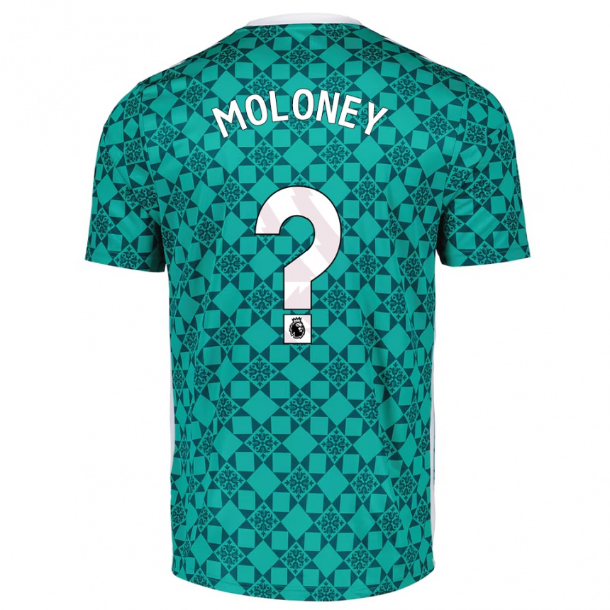 ילדים כדורגל גרייס מולוני #0 ירוק לבן חולצת שוער 2025/26