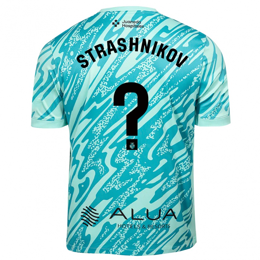 ילדים כדורגל ניקולאי סטרשניקוב #0 ציאן שחור חולצת שוער 2025/26