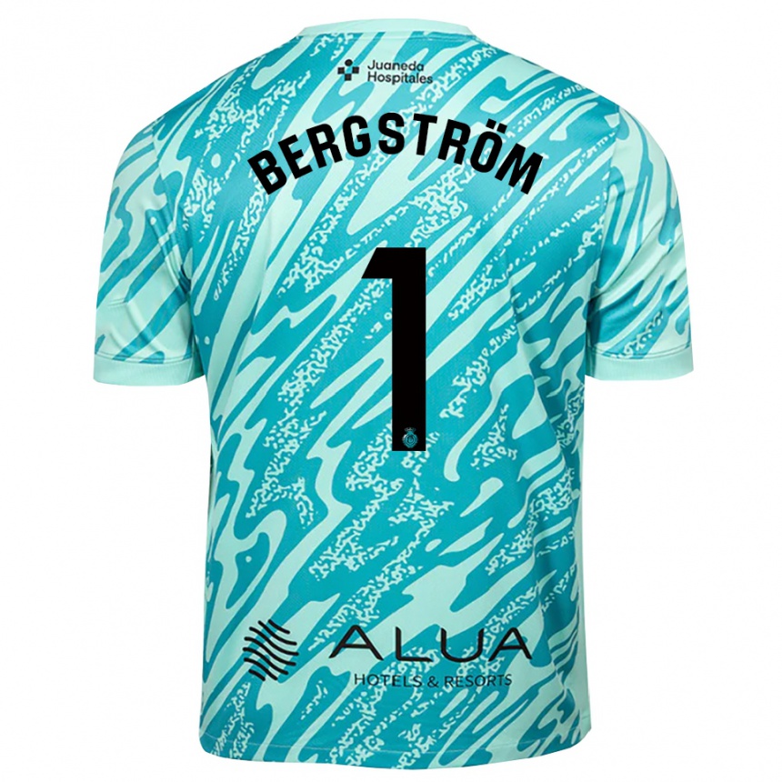 ילדים כדורגל לוקס ברגשטרום #1 ציאן שחור חולצת שוער 2025/26