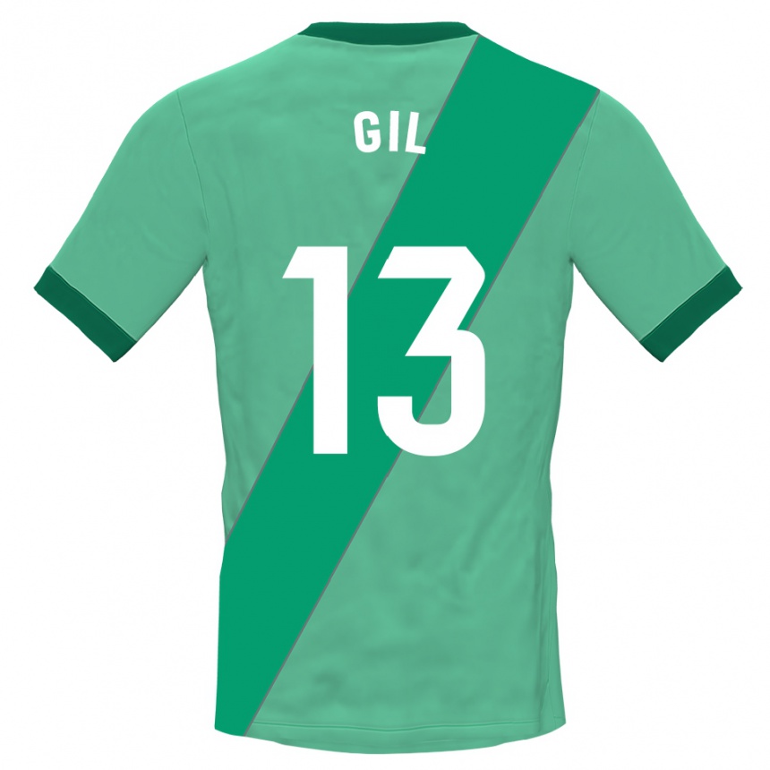 ילדים כדורגל חואן פדרו גיל בואנו #13 ירוק שחור חולצת שוער 2025/26