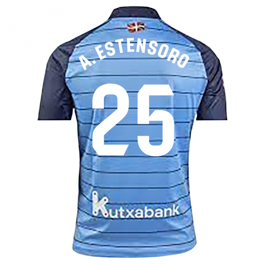 ילדים כדורגל Alazne Estensoro #25 כחול נייבי חולצת שוער 2025/26