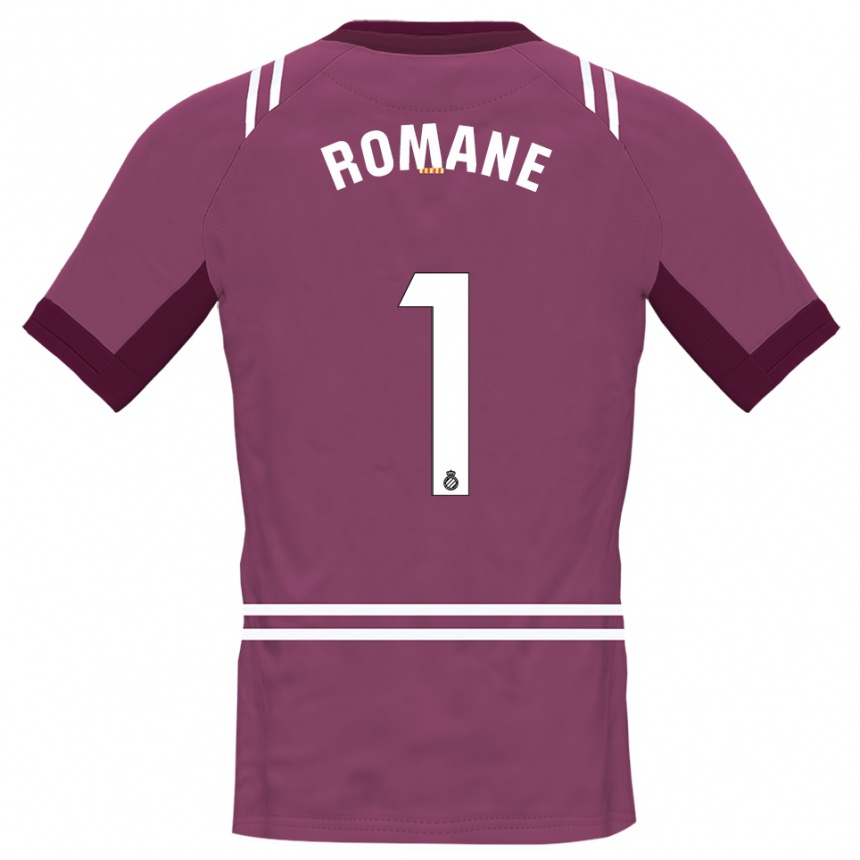 ילדים כדורגל רומנה סלבדור #1 בורדו לבן חולצת שוער 2025/26