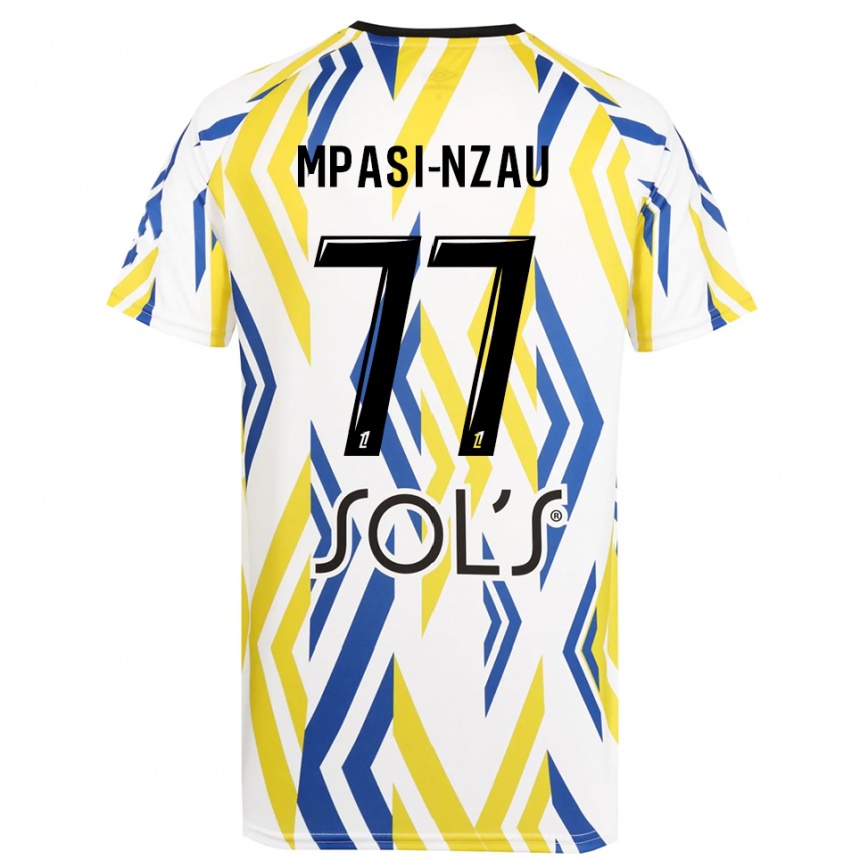 ילדים כדורגל ליונל אמפאסי #77 לבן אדום כחול חולצת שוער 2025/26