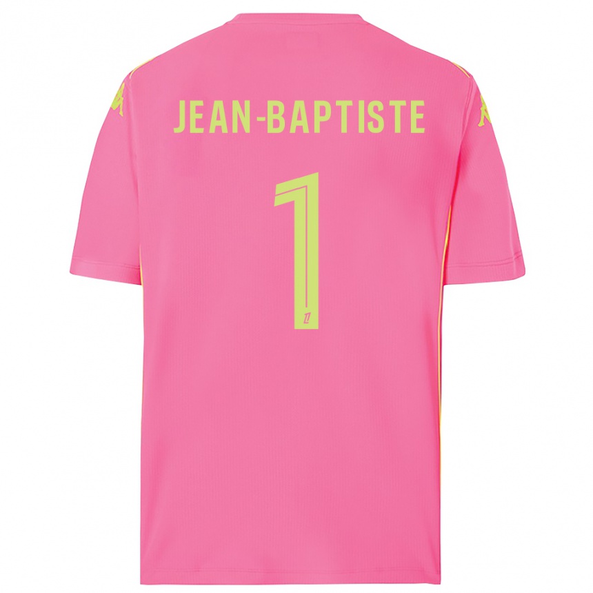 ילדים כדורגל Romain Jean-Baptiste #1 ורוד לוהט חולצת שוער 2025/26