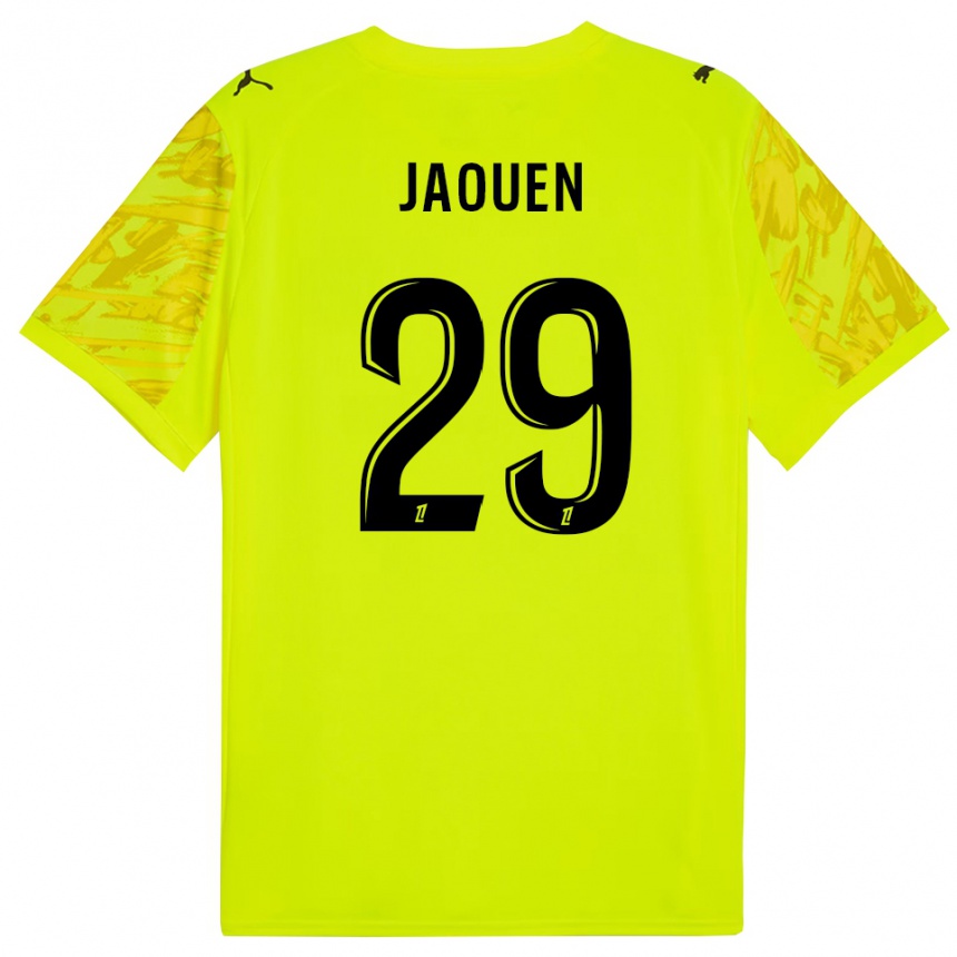 ילדים כדורגל איוון ז'אואן #29 ירוק פלורסנט צהוב חולצת שוער 2025/26