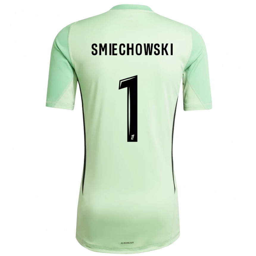ילדים כדורגל ארתור סמיאקובסקי #1 ירוק בהיר שחור חולצת שוער 2025/26