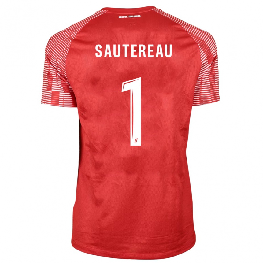 ילדים כדורגל אנזו סוטראו #1 אדום לבן חולצת שוער 2025/26