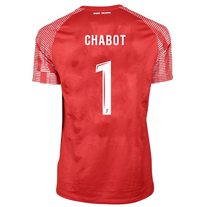 ילדים כדורגל מקס-אדגר צ׳אבוט #1 אדום לבן חולצת שוער 2025/26