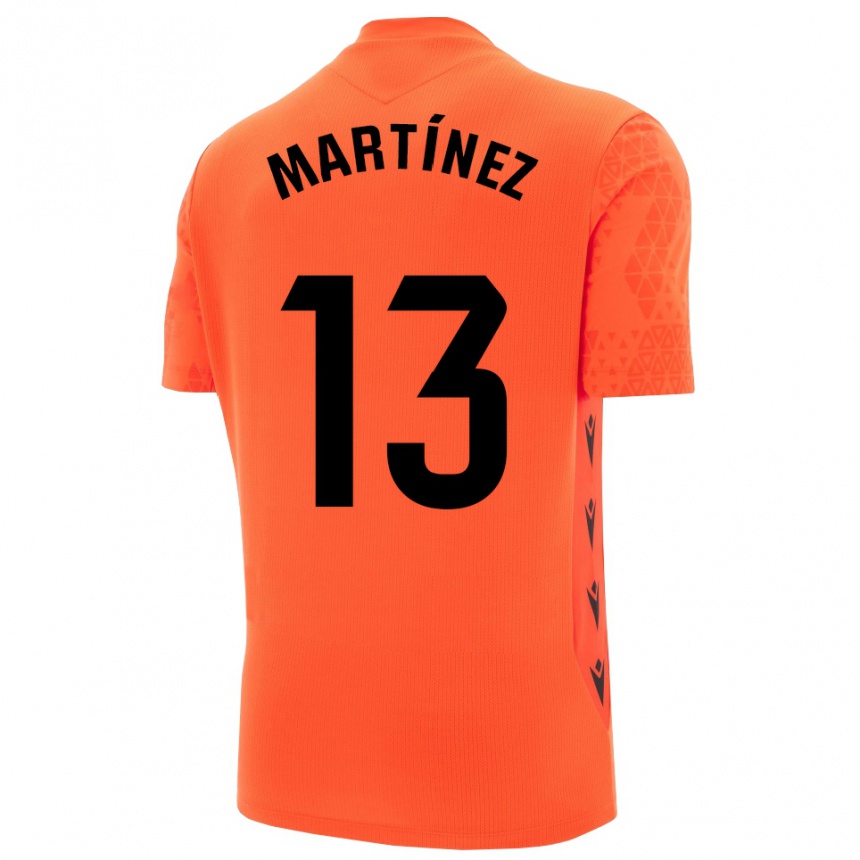 ילדים כדורגל Fernando Martínez #13 כתום שחור חולצת שוער 2025/26